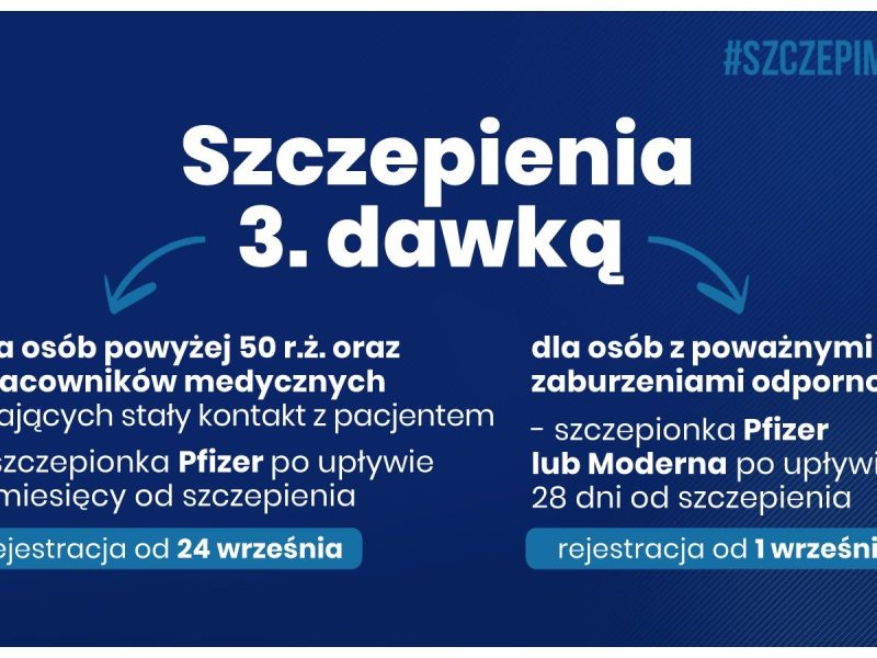 Zdjęcie prezentujące - Od 24 września uzupełniająca dawka szczepionki przeciw COVID-19 dla osób po 50. roku życia i pracowników medycznych będzie dostępna w Punkcie Szczepień w Bionanoparku