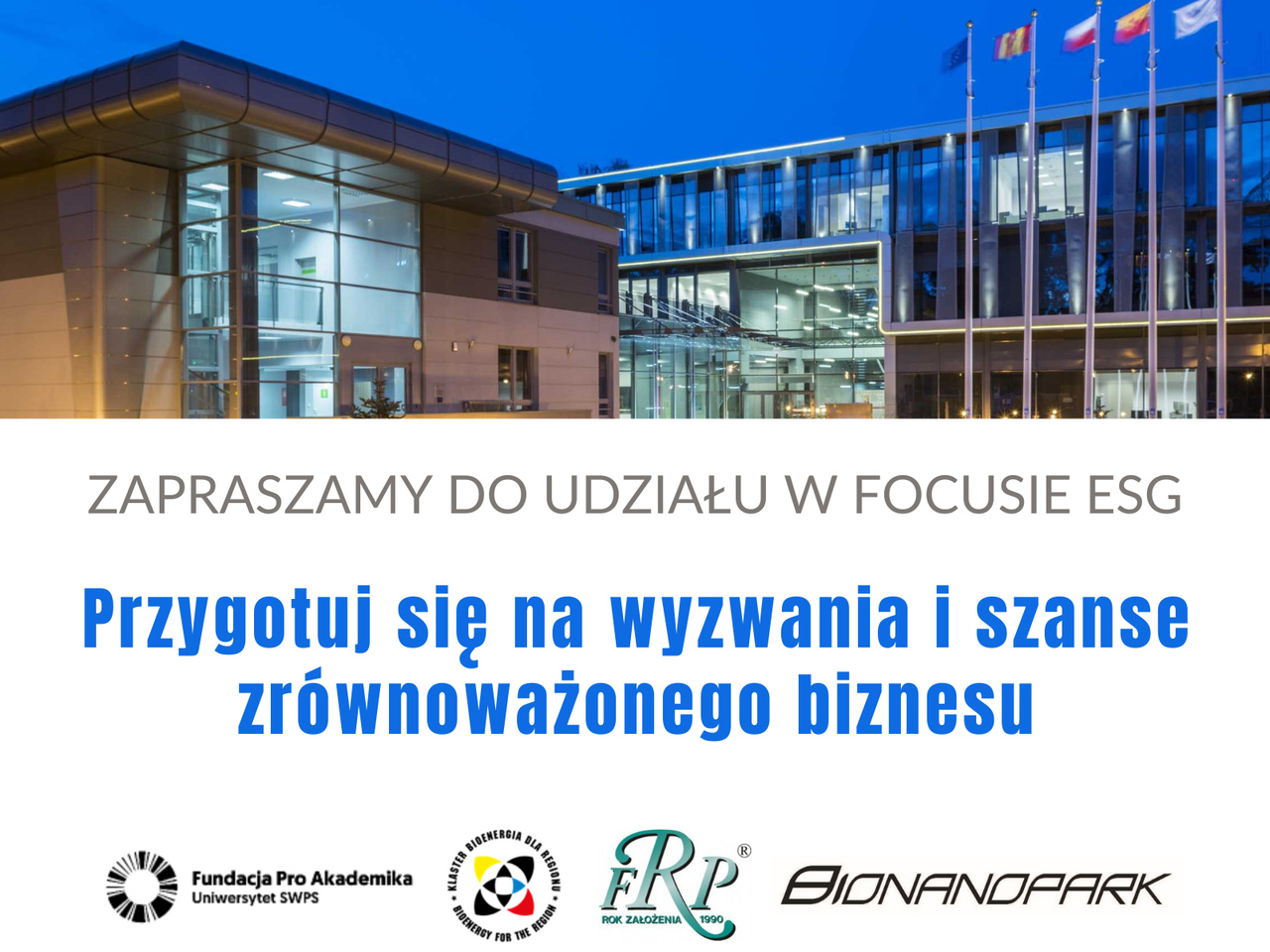 Focus ESG – wyzwania i szanse zrównoważonego rozwoju biznesu