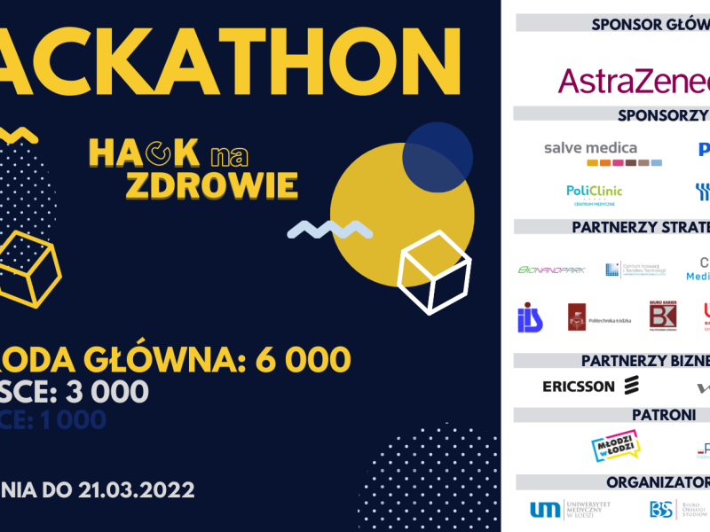 Zdjęcie prezentujące - Trwa  rekrutacja do  Hackathonu „HAcK NA ZDROWIE”.