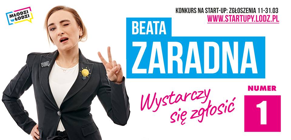 Młodzi w Łodzi ogłaszają start w wyborach… na najlepszy startup!