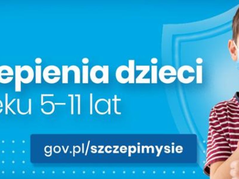 Zdjęcie prezentujące - Szczepienia przeciw COVID-19 dla dzieci w wieku od 5 do 11 lat