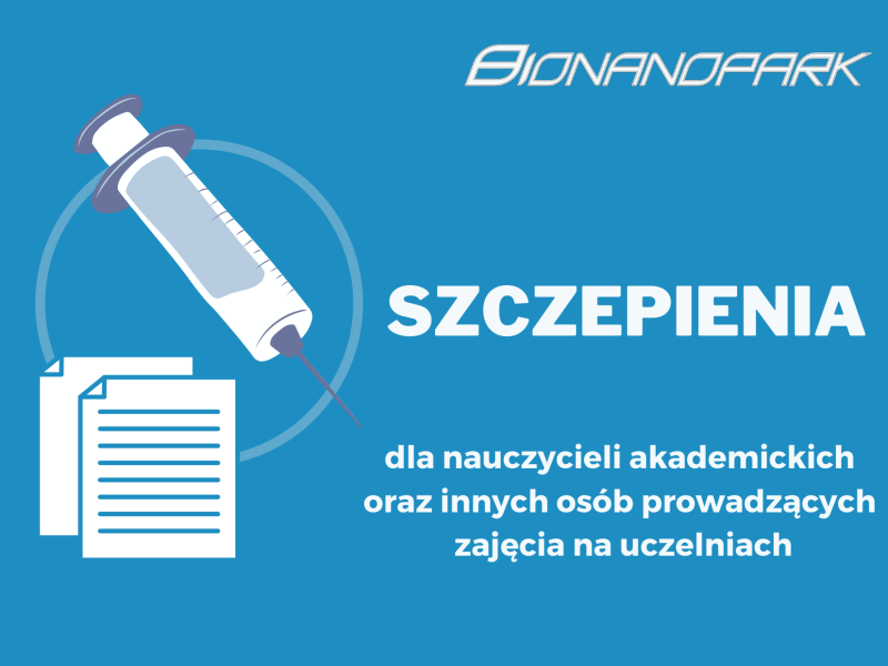 Zdjęcie prezentujące - Szczepienia dla nauczycieli akademickich oraz innych osób prowadzących zajęcia na uczelniach